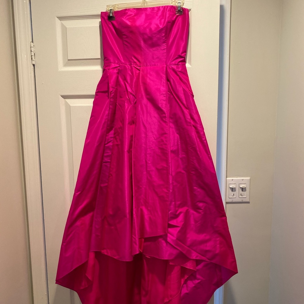 Sachin and babi high low pink ball gown dress